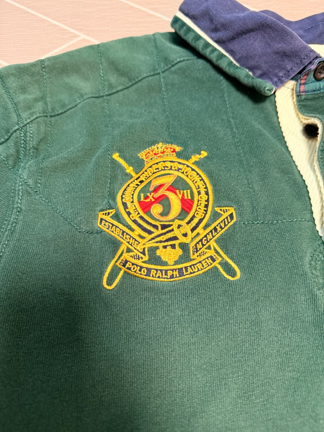 폴로 빅포니 긴팔 럭비티 그린 상품이미지3