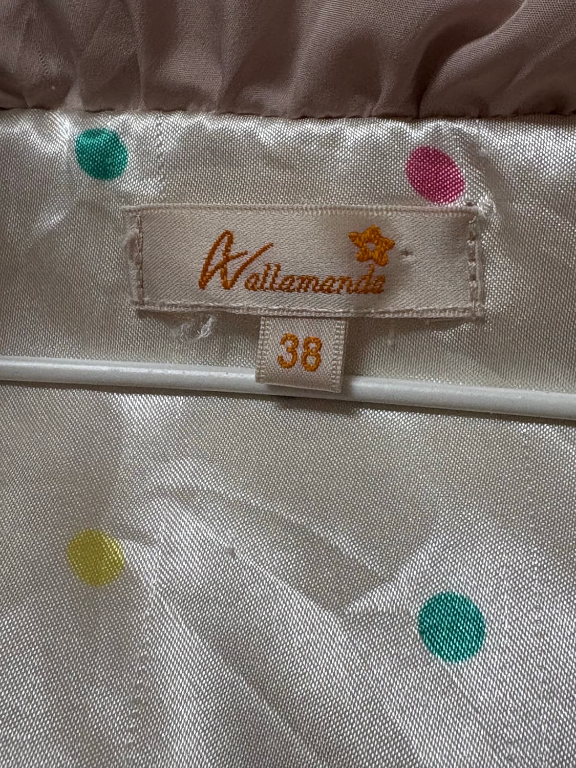 빈티지 핑크 리본 패딩 상품이미지4