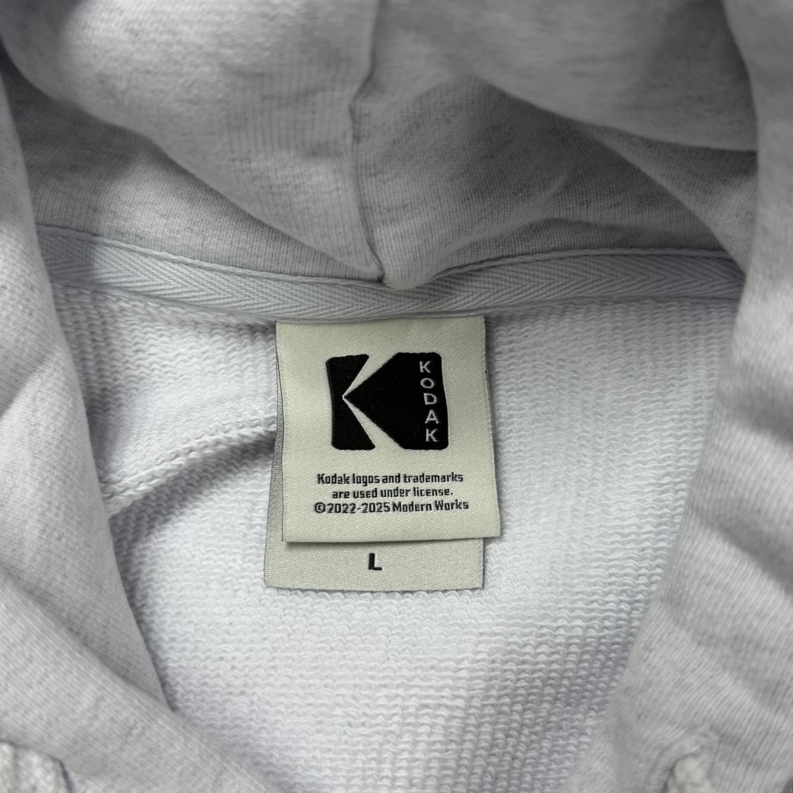 [L] 코닥 KODAK 인스타매틱 자수 로고 긴팔 후드티 상품이미지6