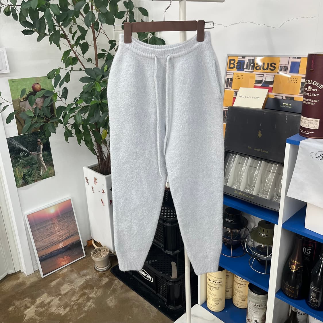 더캐시미어 캐시미어 블렌드 조거팬츠 64 상품이미지1