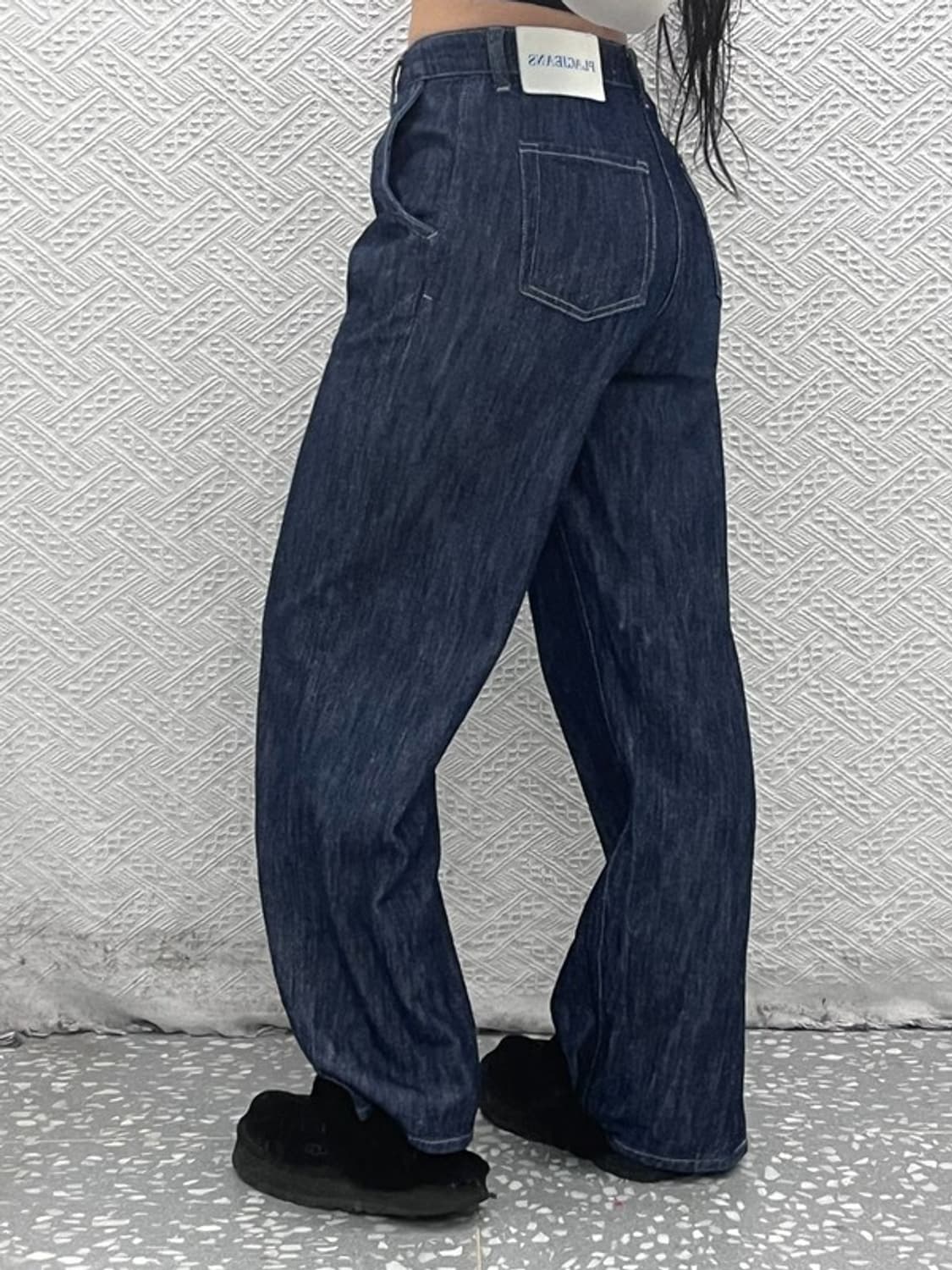 플랙진 MAISON 빈티지무드 와이드 데님팬츠 25인치 C08423 상품이미지1