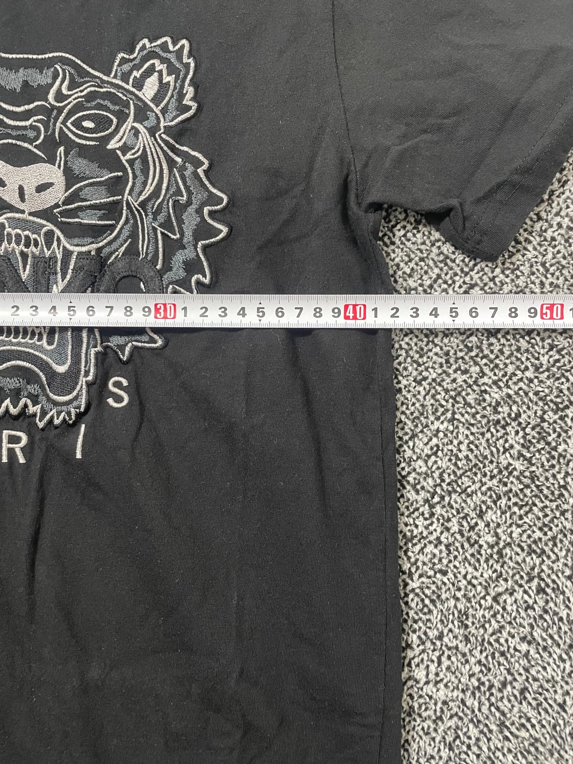 빈티지9. 겐조 KENZO 타이거 반소매 반팔 블랙 티셔츠 상품이미지5