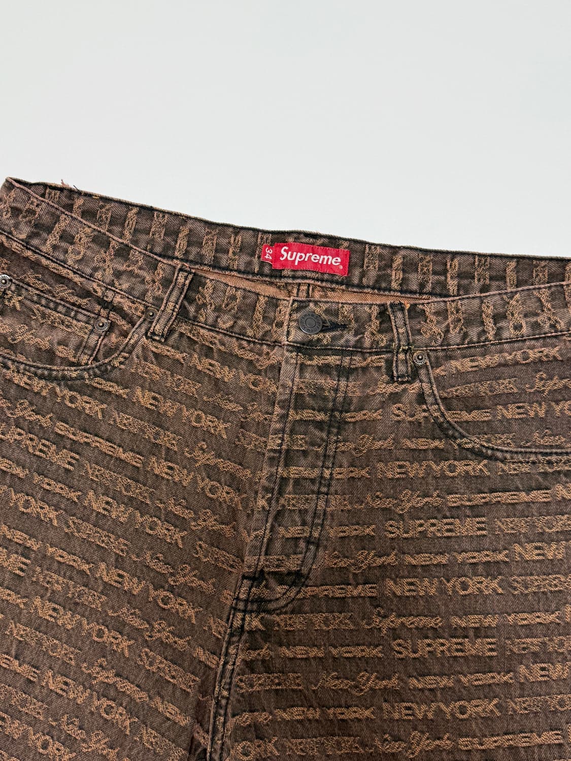 슈프림 22fw 멀티 타입 자카드 팬츠 34 상품이미지3