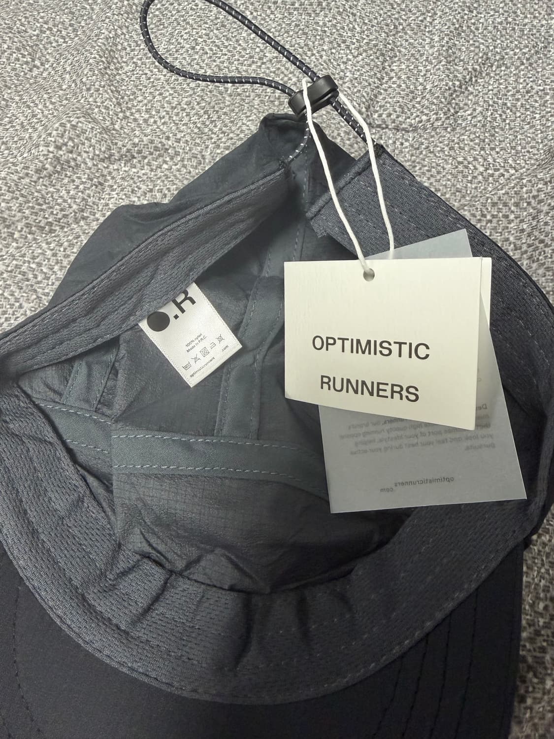 옵티미스틱 러너스 나일론 캡 블랙 상품이미지3