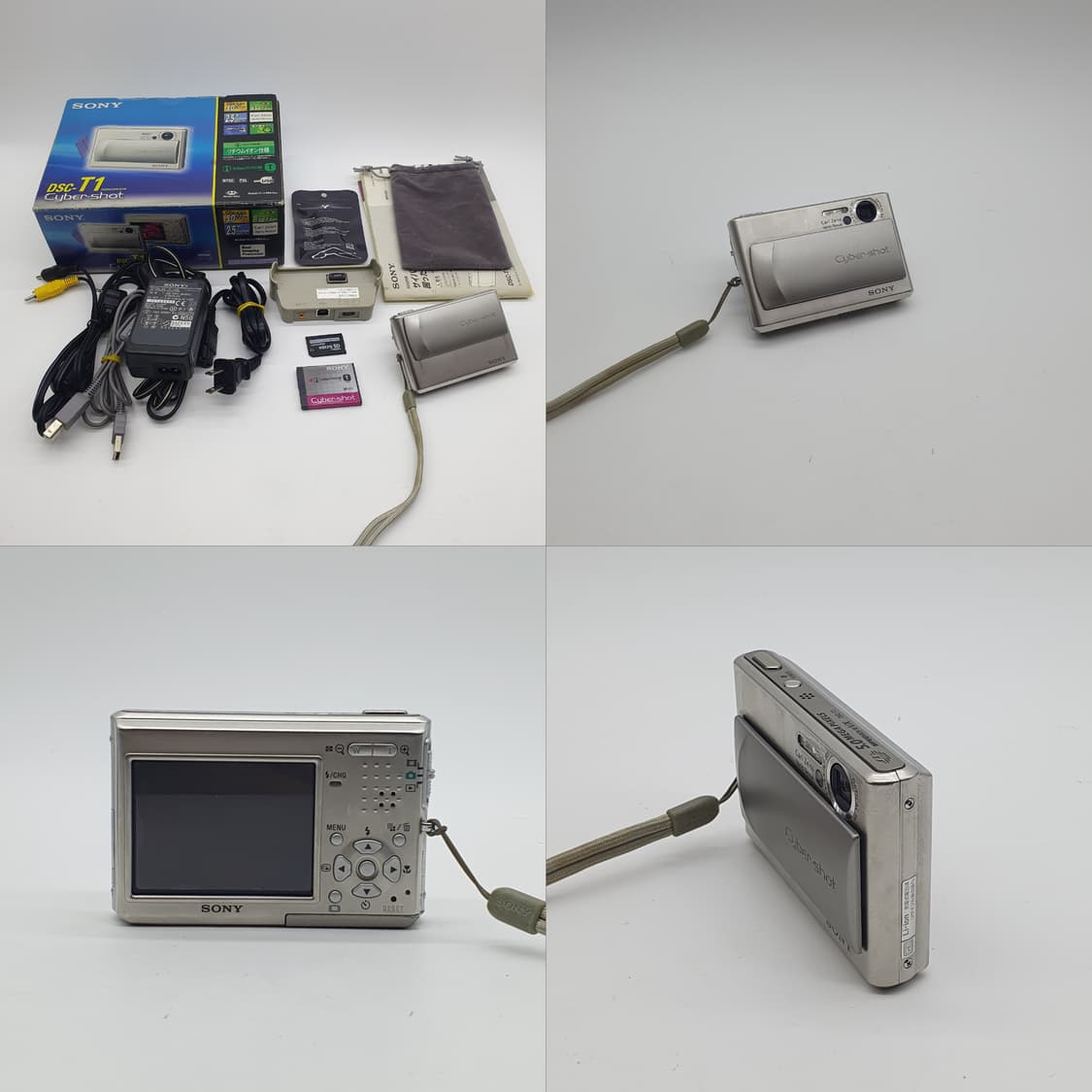 작례⭕️ 소니 사이버샷 DSC-T1 메탈릭 실버✨ 상품이미지2