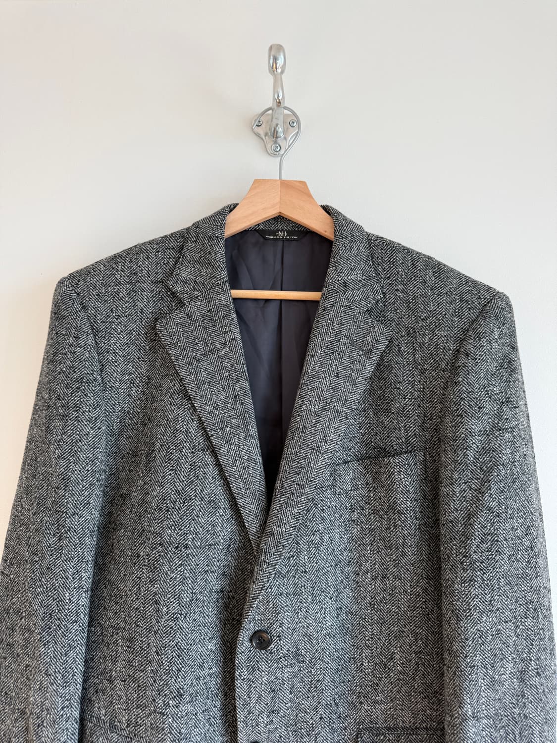 Pre owned 울 헤링본 트위드 자켓 상품이미지2