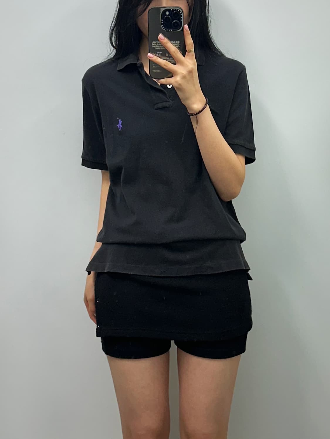 폴로 랄프로렌 블랙 pk 반팔 티셔츠 상품이미지1