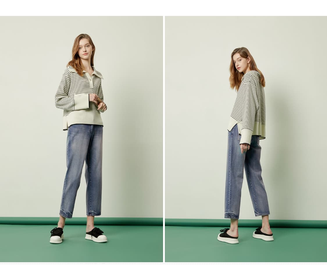 SJSJ 315000원 니트카라 스트라이프티 23년도 상품이미지2