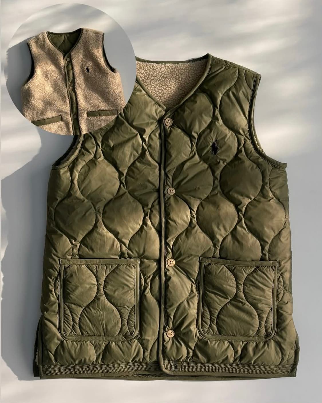 [XL] 폴로랄프로렌 리버시블 양면 패딩 베스트 상품이미지1