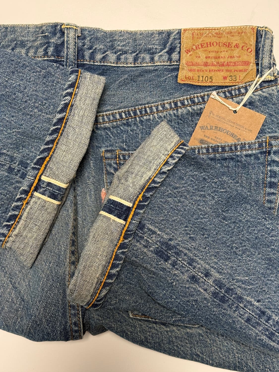 웨어하우스 1105 2nd hand light indigo 상품이미지3