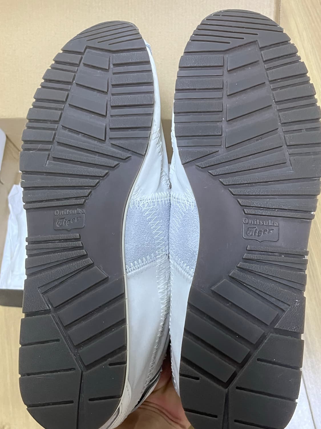 오니츠카 타이거 커세어 A55 글레이셔 그레이 크림 265 상품이미지5