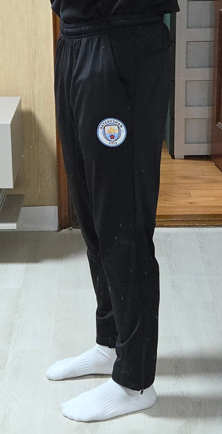 (착샷) 푸마 맨시티 유니폼 트레이닝 팬츠  상품이미지8