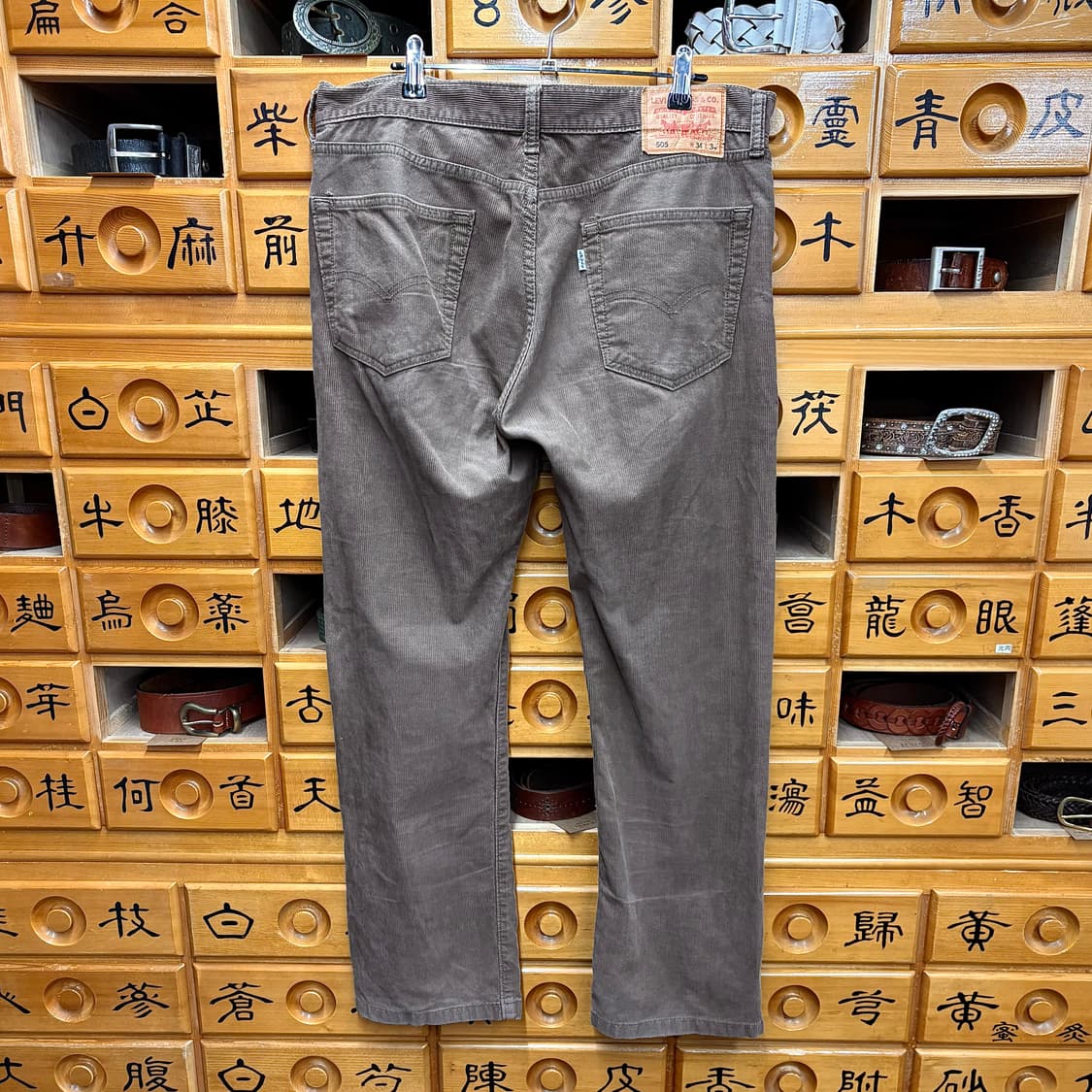 (34) 리바이스 505 코듀로이 브라운 팬츠 상품이미지3