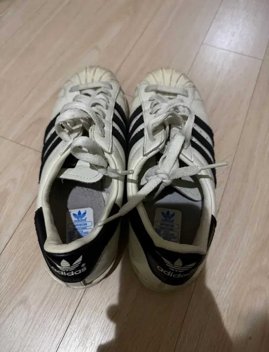 아디다스슈퍼스타 화이트블랙 235 상품이미지4