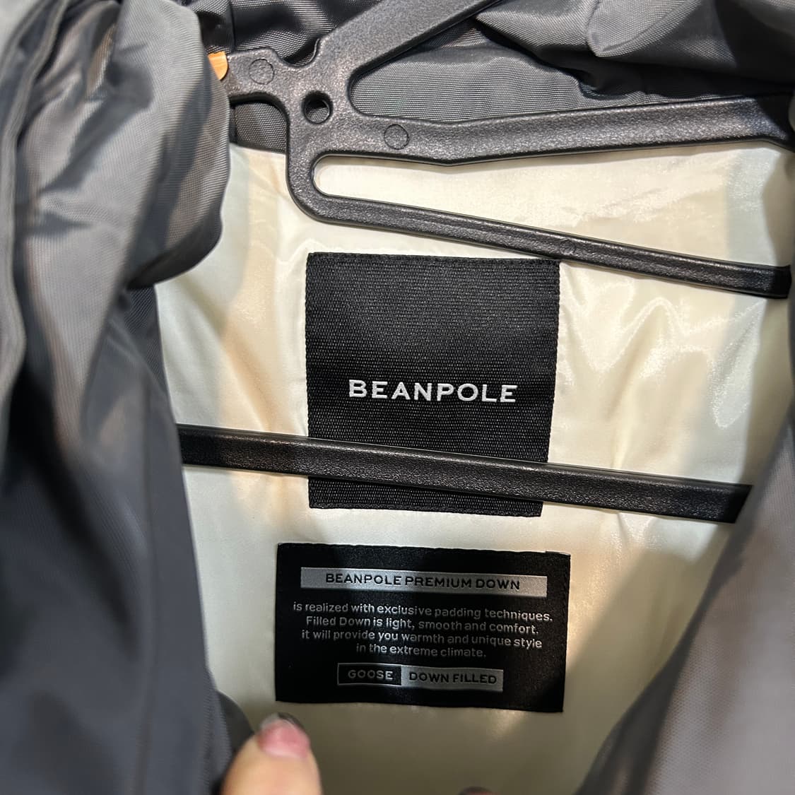 빈폴 여성 프리미엄 구스다운 롱패딩 95 상품이미지2