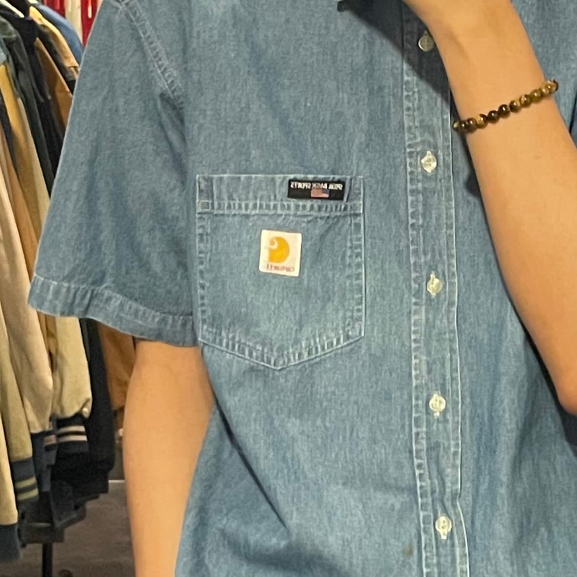 [IM] carhartt 칼하트 연청 반팔셔츠 상품이미지6