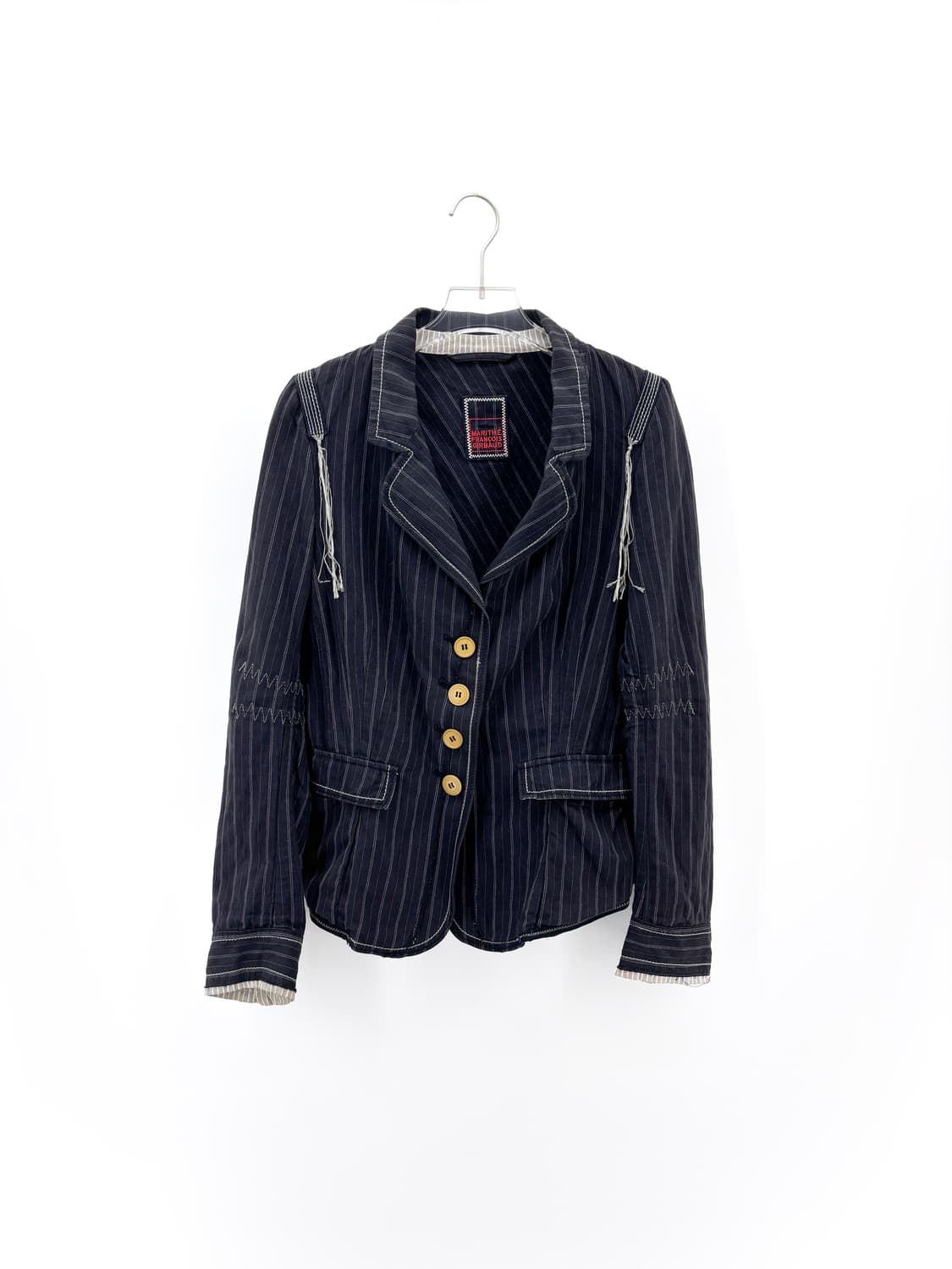  마리떼프랑소와저버 그런지 스트라이프 자켓 상품이미지4