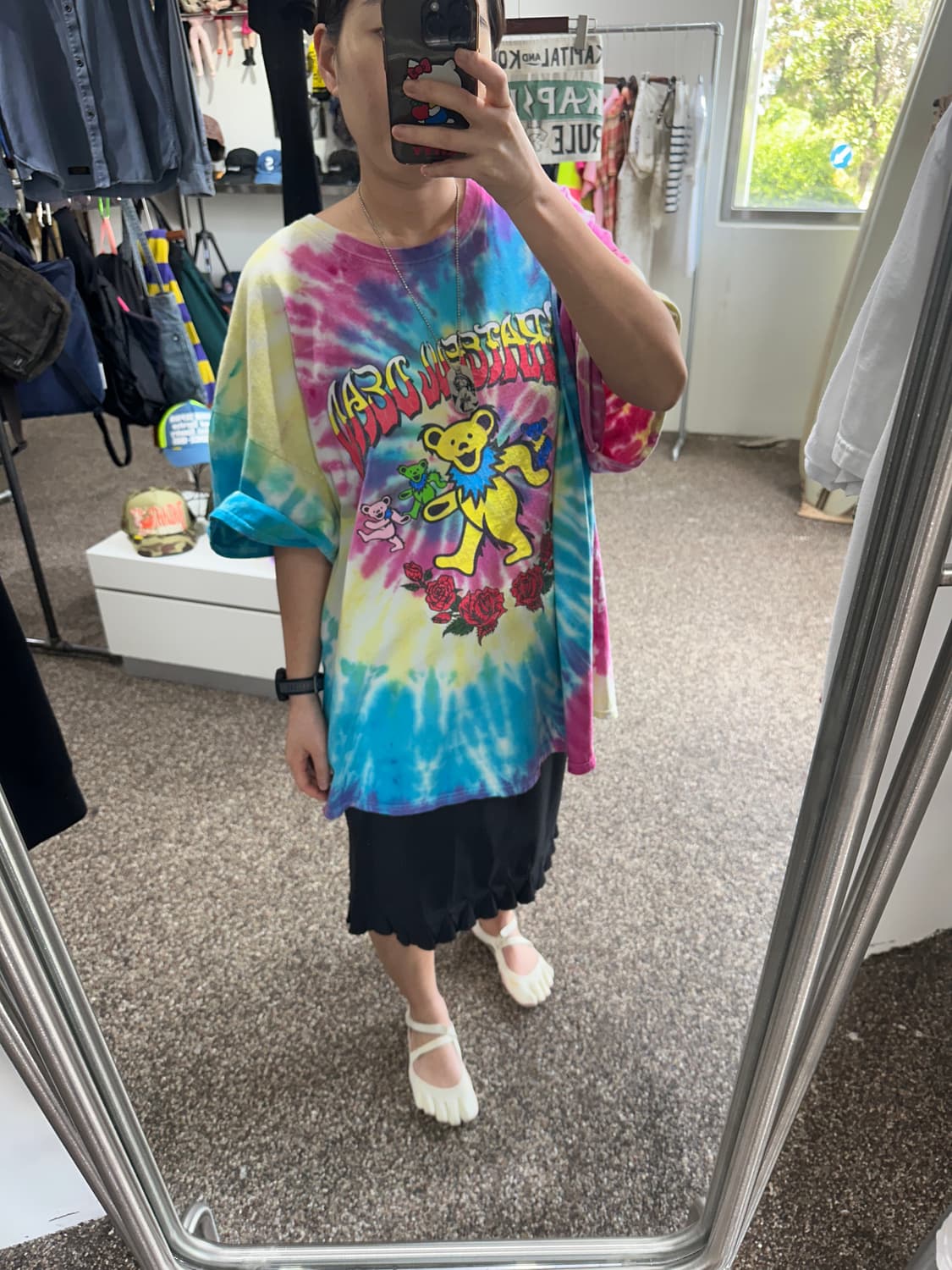 Grateful dead dancing bears tie dye Tee 상품이미지1