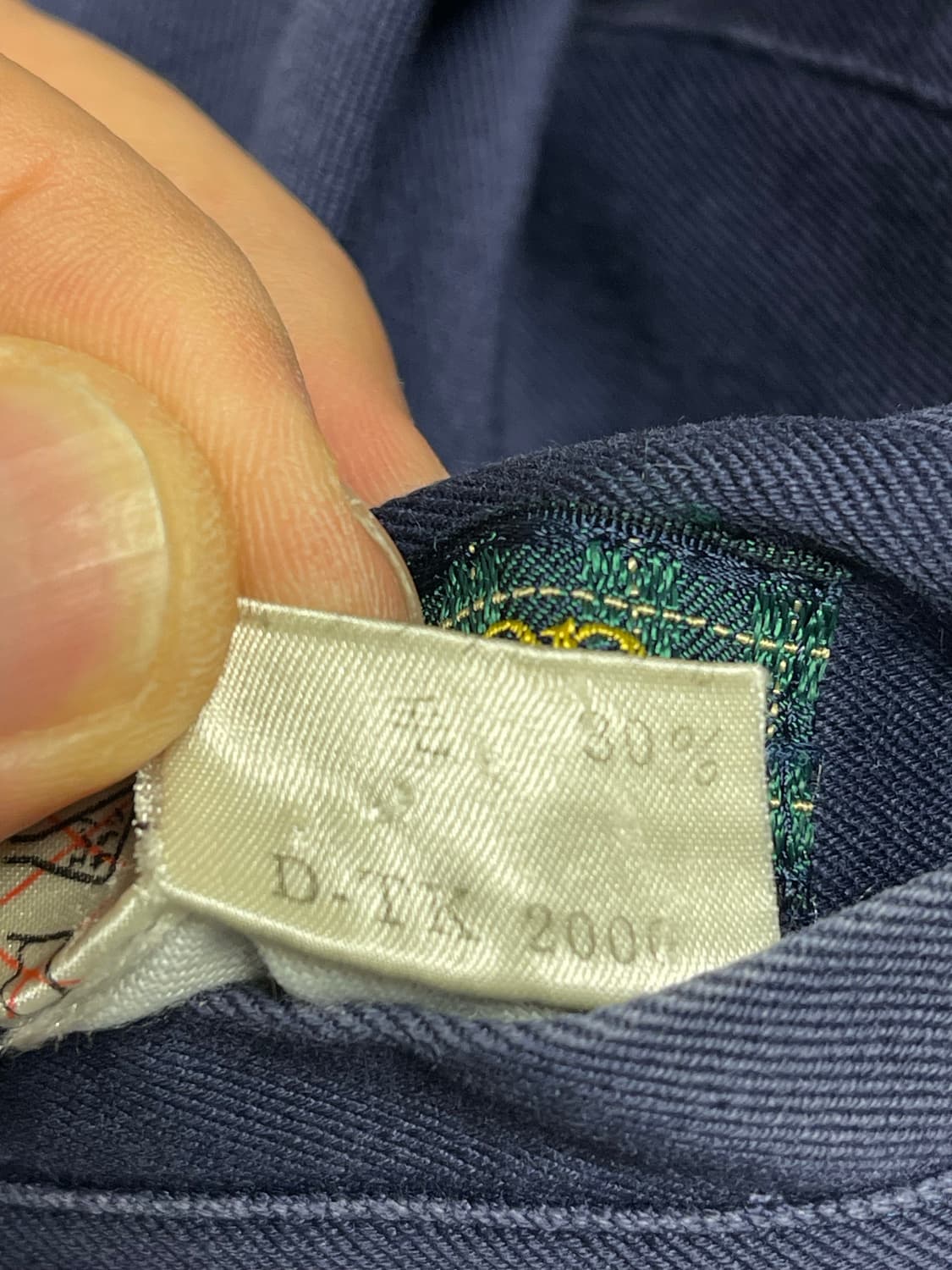 Jantzen 빈티지 블랙와치 네이비 리버시블 울 헤팅턴자켓 100 상품이미지10