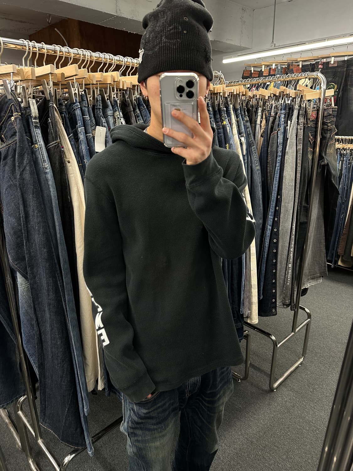 L) 슈프림 와플 후드티 사이드 프린팅 상품이미지1