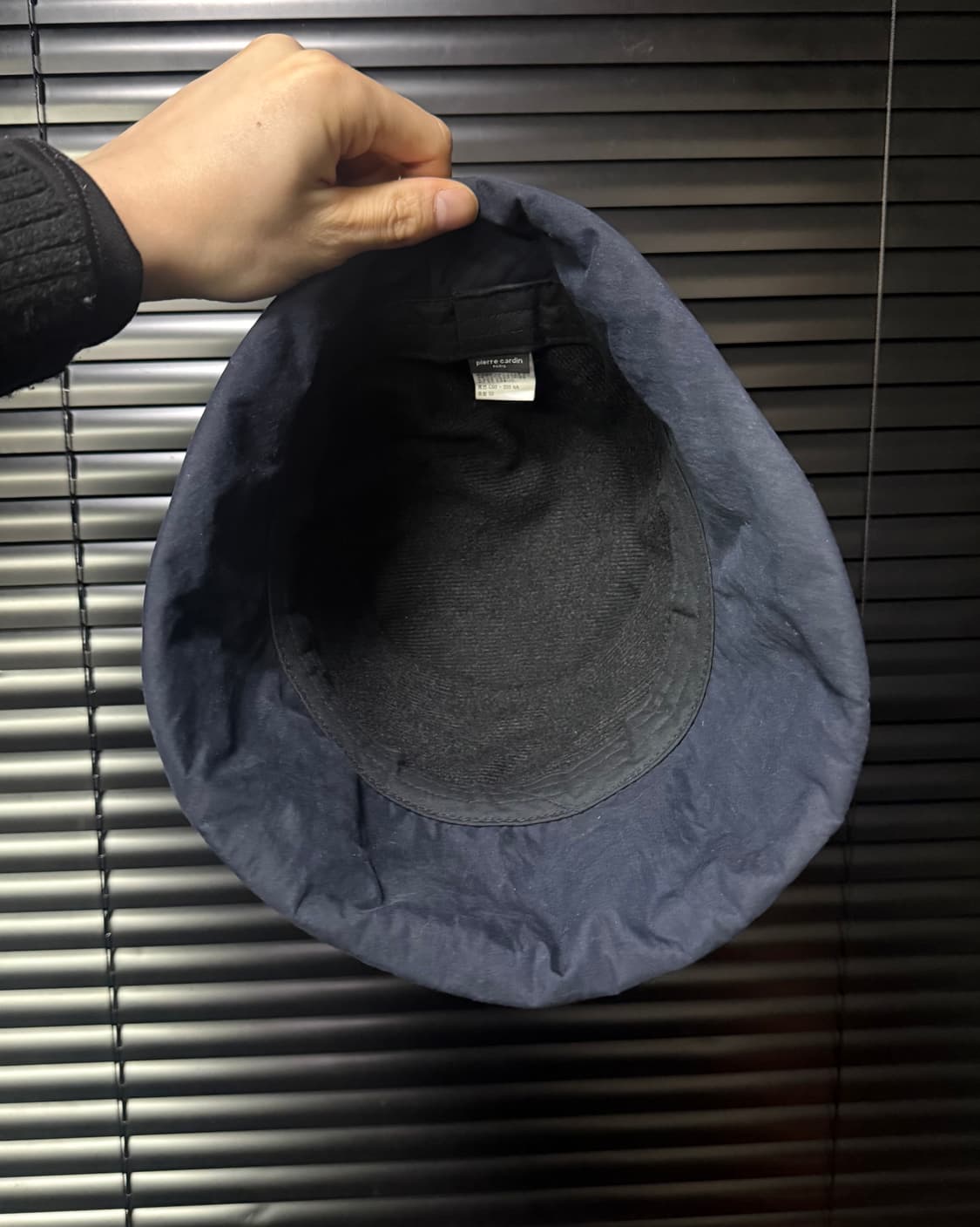 피에르가르뎅 벙거지 버킷햇 철사 네이비 남색 헌팅캡 에스닉 뉴스보이캡  상품이미지9