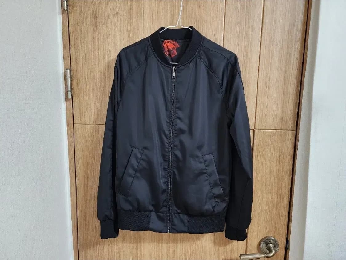 (XS)H&M 플라워 프린팅 양면 블루종 점퍼 상품이미지4