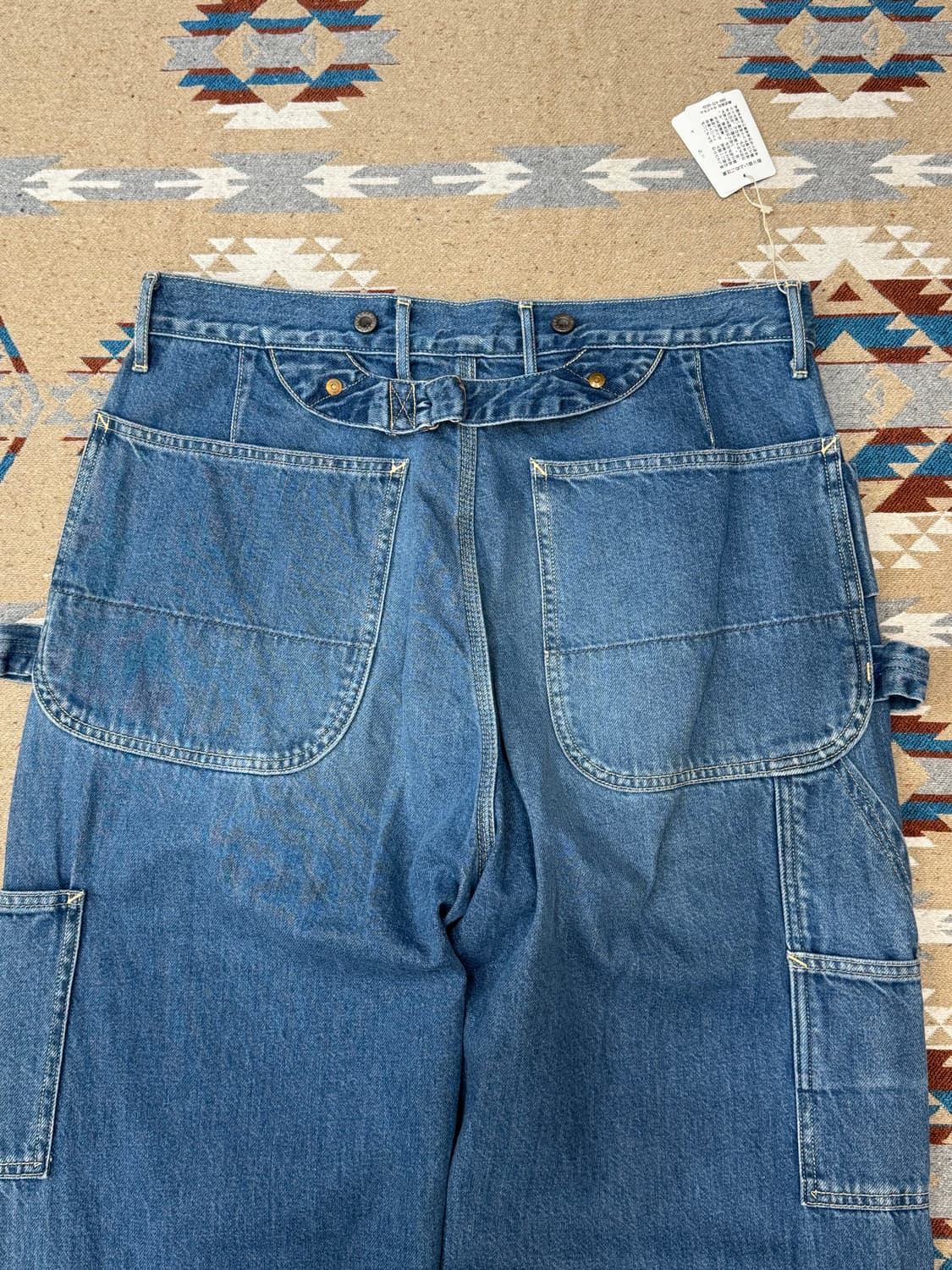 [2][M] 캐피탈 11.5온즈 데님 럼버 팬츠 인디고 (프로세싱) 상품이미지4