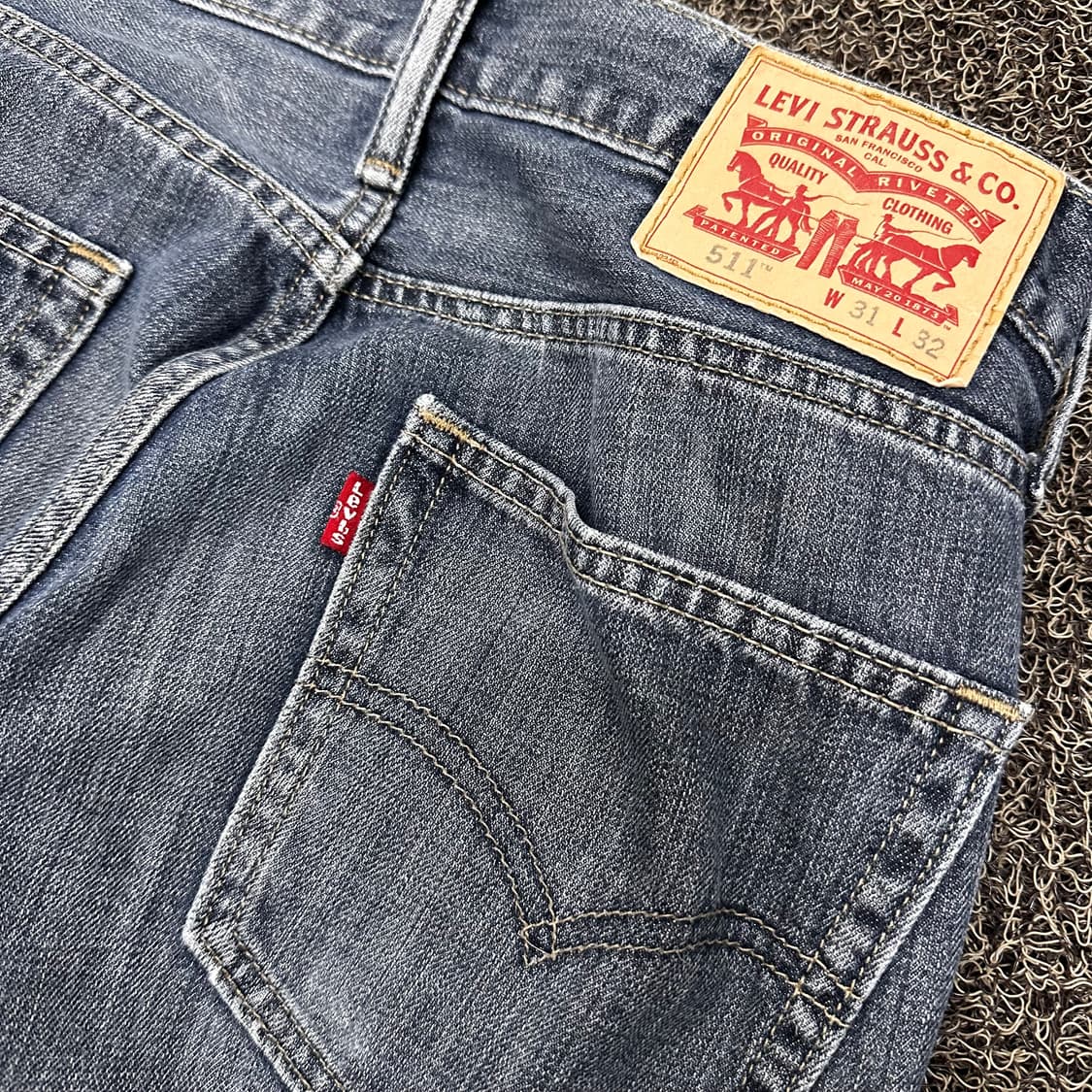 리바이스 511 데님 워싱진 청바지 팬츠 31인치 상품이미지6