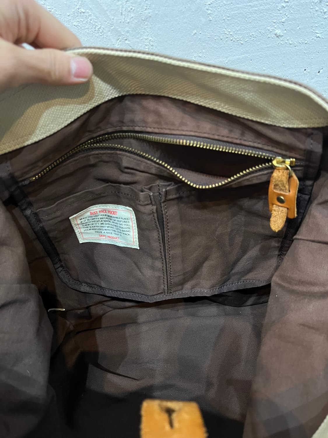 Grips 캔버스 토트백 크로스백 Made in JAPAN  상품이미지7