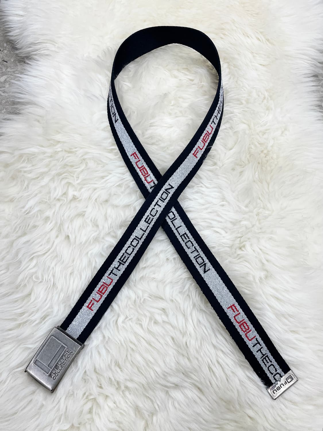 푸부 올드스쿨 레터링 버클 벨트 상품이미지1