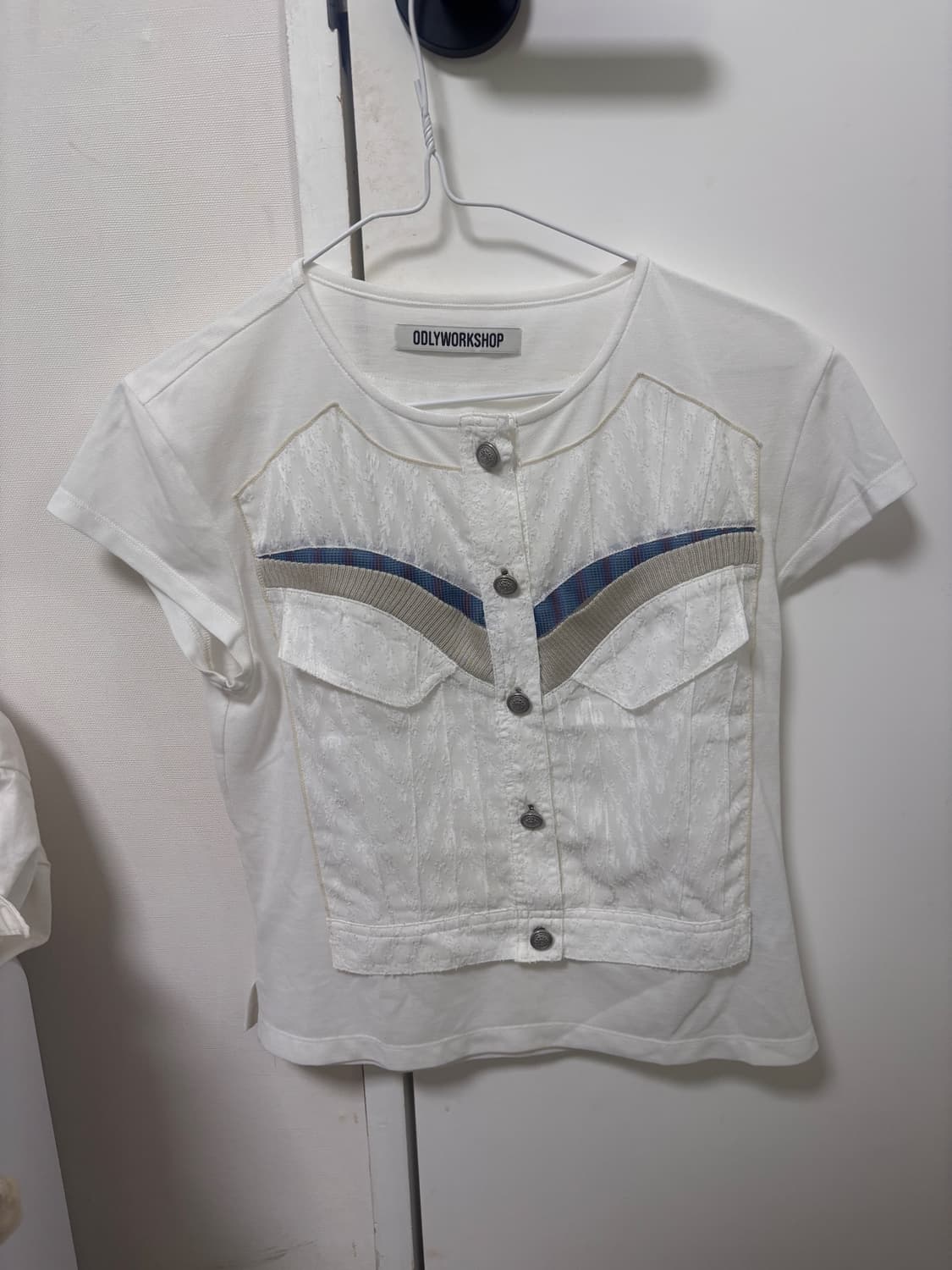 Lace hybrid tee 상품이미지2