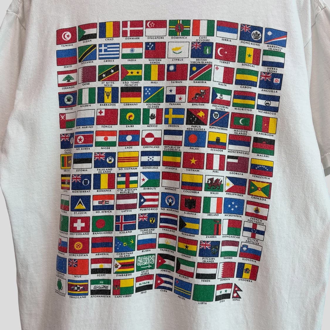 (L)Oneita 오네이타 빈티지 국기 반팔티셔츠 상품이미지7