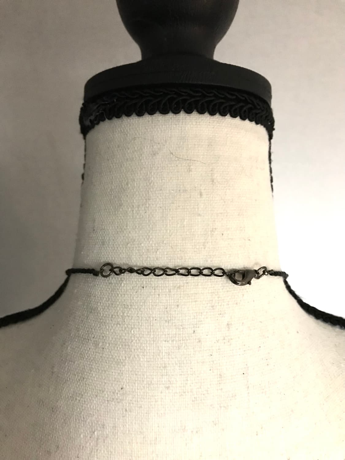 Vintage Black Mink Fur & Bead Necklace 상품이미지3