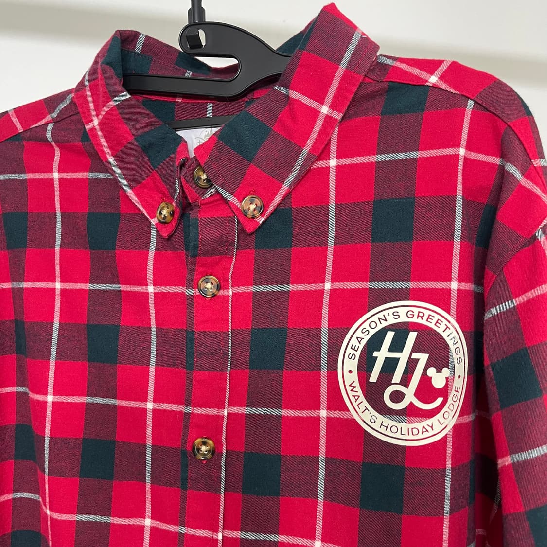 90s 미키마우스 FLANNEL 플란넬 셔츠 상품이미지5