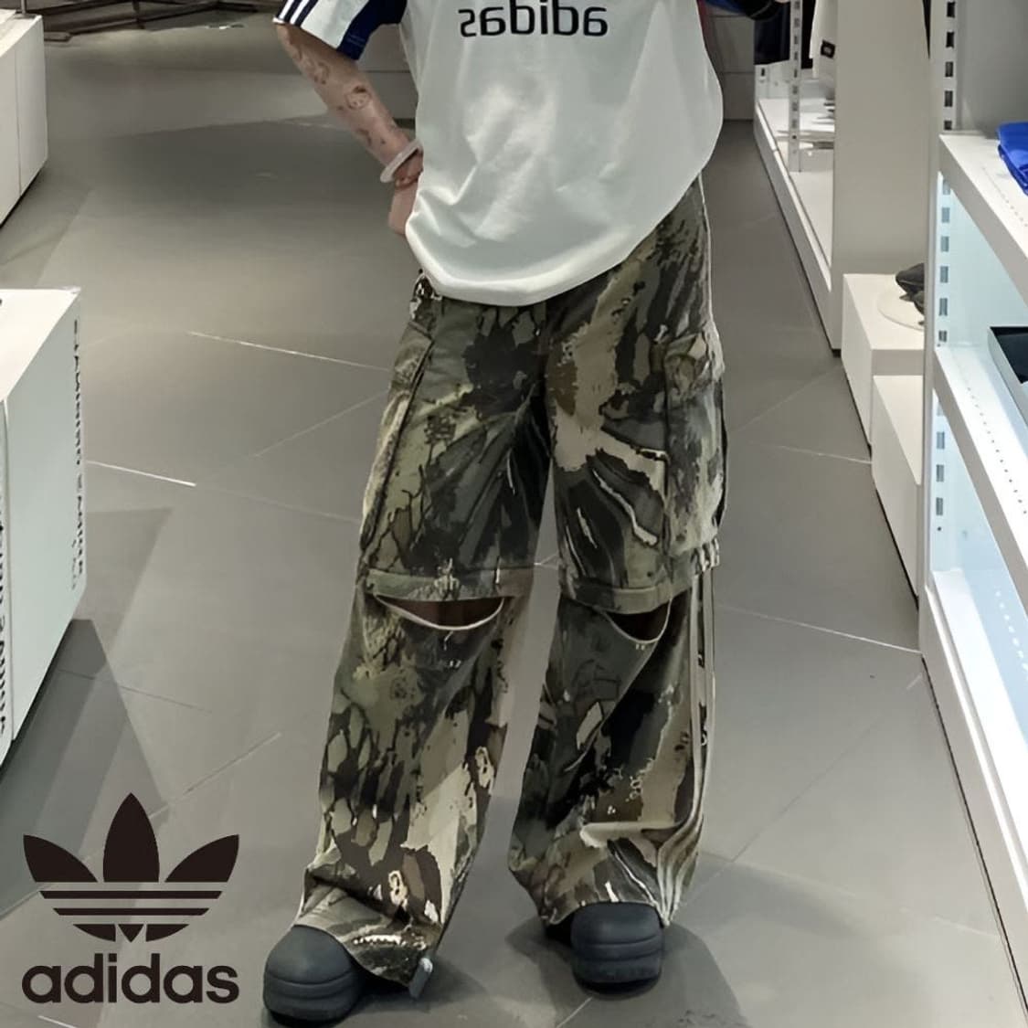 아디다스 카고 바지 S사이즈 상품이미지1