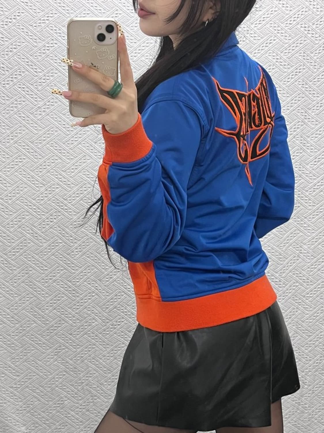 디키즈 올드스쿨 키치 스트릿 힙 고딕 오렌지 져지 집업 90 C09651 상품이미지1