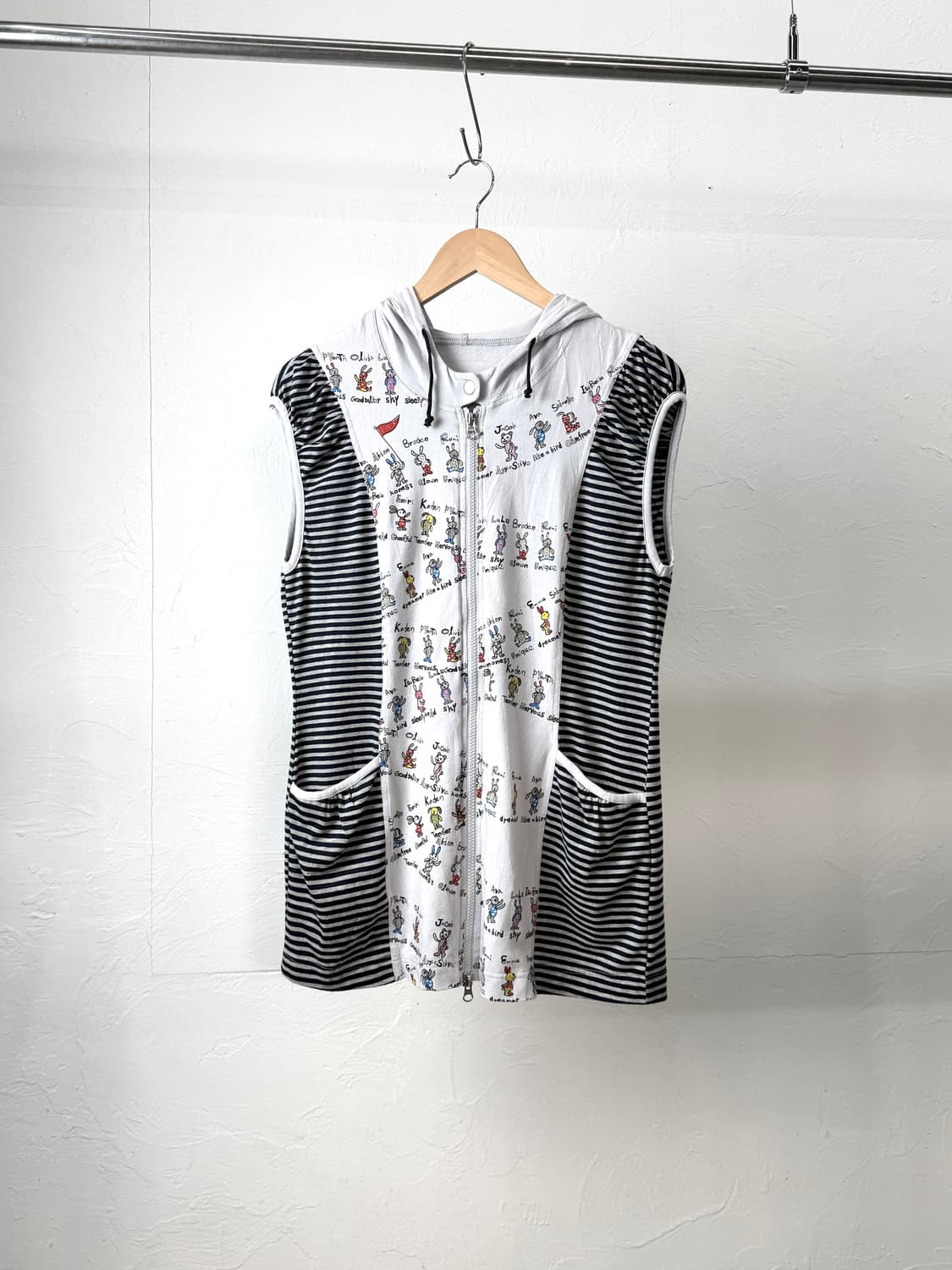 Via Faburrica 투웨이 후드 집업 베스트 상품이미지1