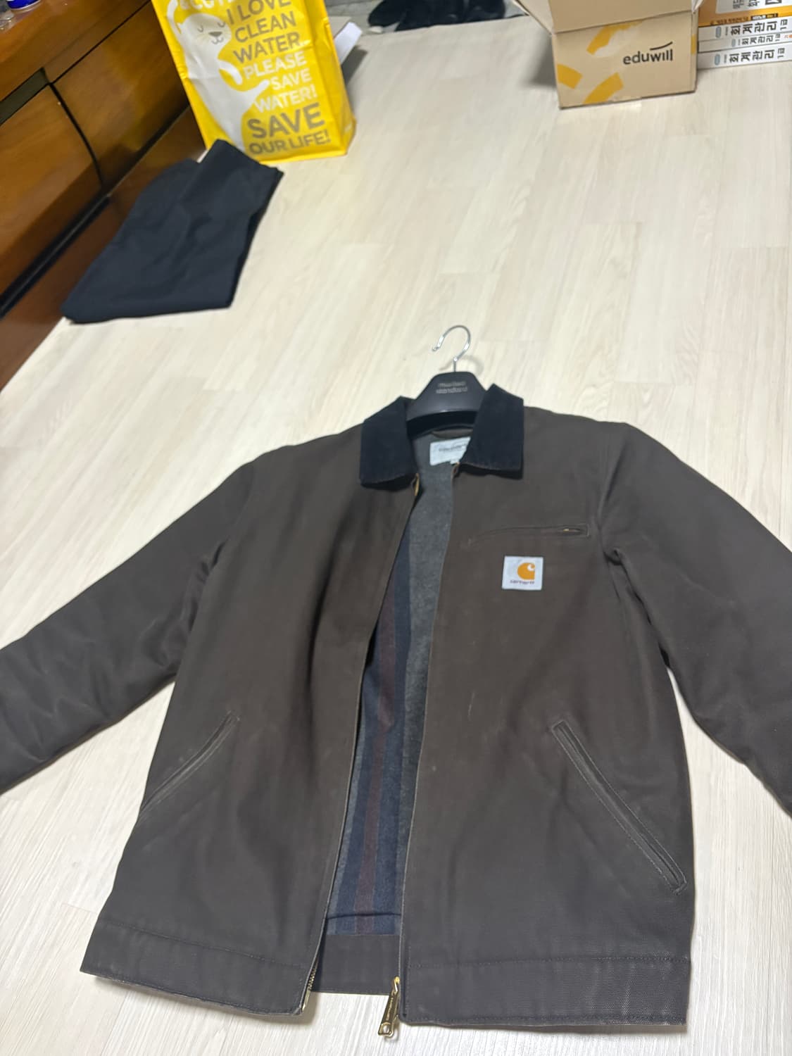 칼하트 디트로이트 자켓 토바코 M 상품이미지2