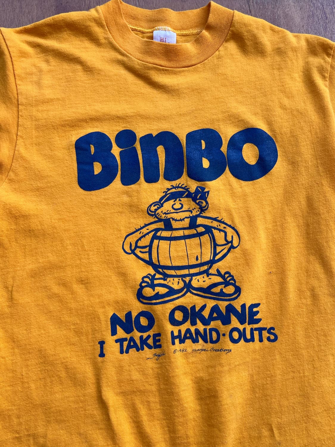 80's Vintage HI CRU "BINBO" Graphic Tee 상품이미지2