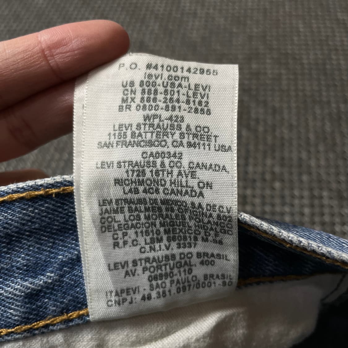 (32) 리바이스 505 32X30연청 워싱 데님 팬츠 상품이미지7