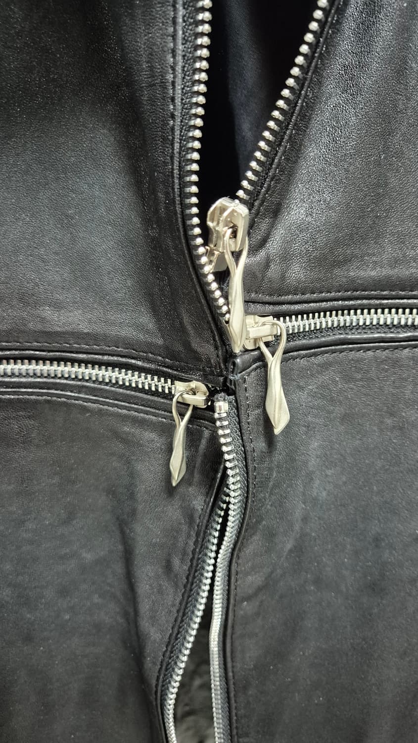 cross zip black jacket 상품이미지3