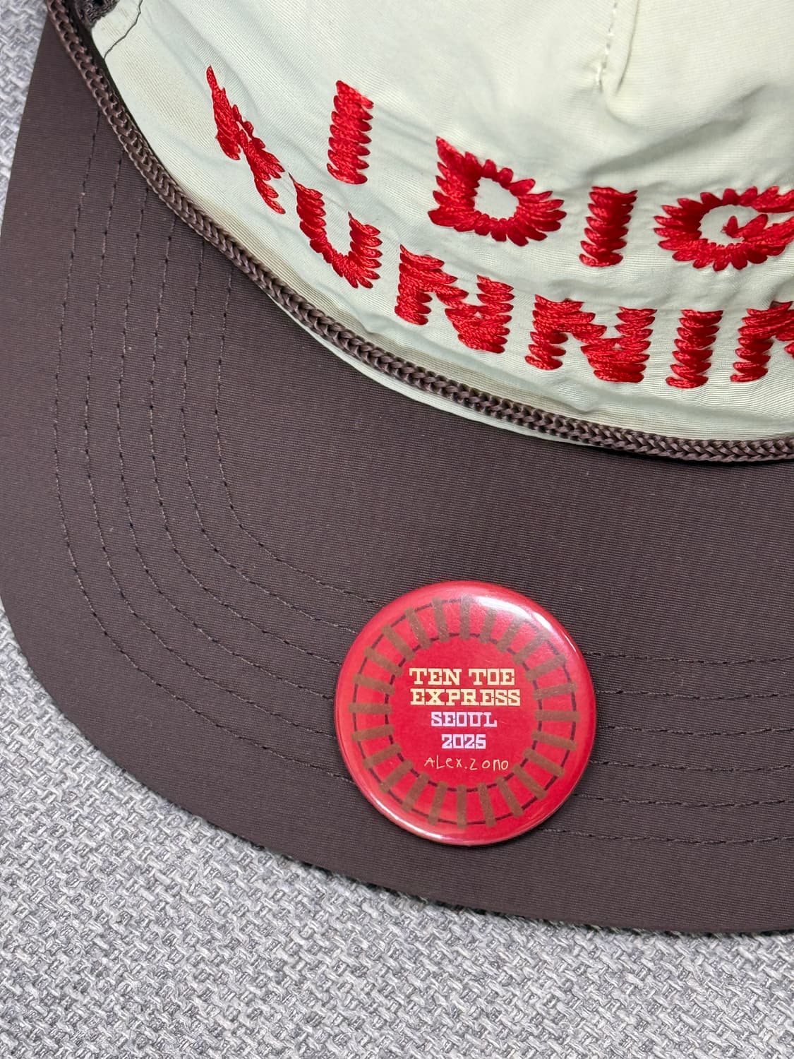 알렉스조노 i dig running 캡 (뱃지포함) 상품이미지6