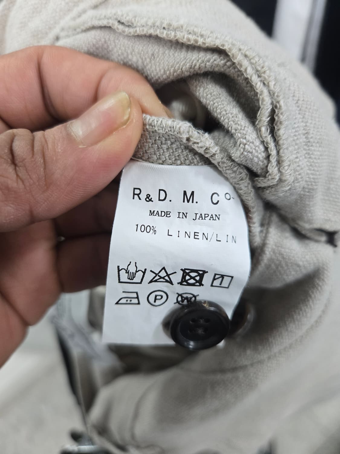 R&D.M CO 리넨 팬츠 31-32 상품이미지3