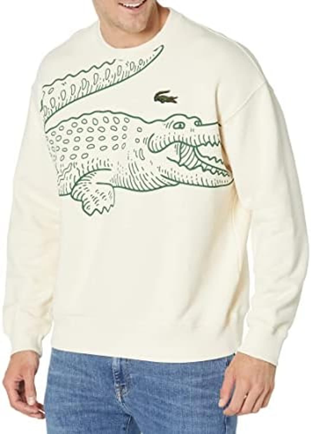 라코스테 빅 로고 루즈핏 맨투맨 상품이미지2