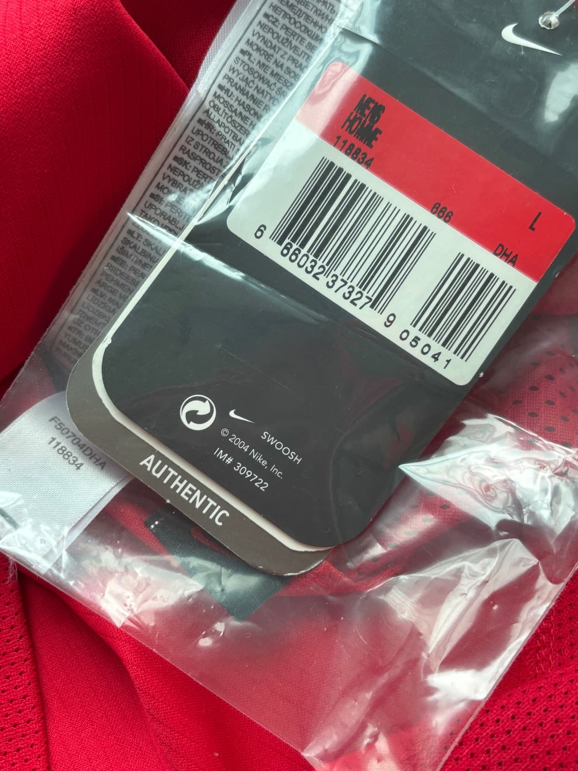 나이키 04 06 맨유 맨체스터 유나이티드 홈 박지성 유니폼  상품이미지8