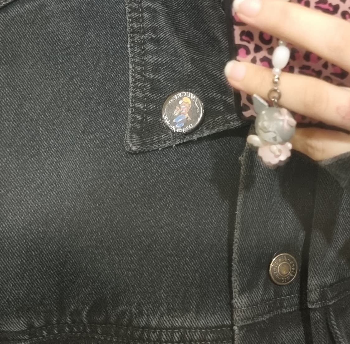 [Hi] vtg 빈티지 데님자켓 블랙 상품이미지5