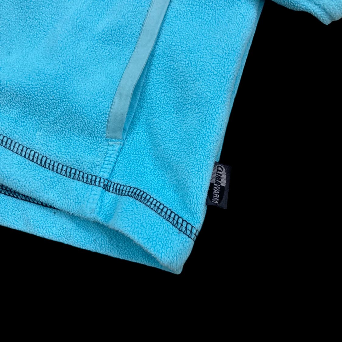 아디다스 올드스쿨 스카이 블루 후리스 집업 상품이미지4