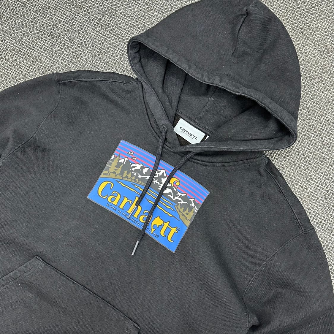 칼하트 빈티지 프린팅 후드티 S(M크기) 상품이미지4
