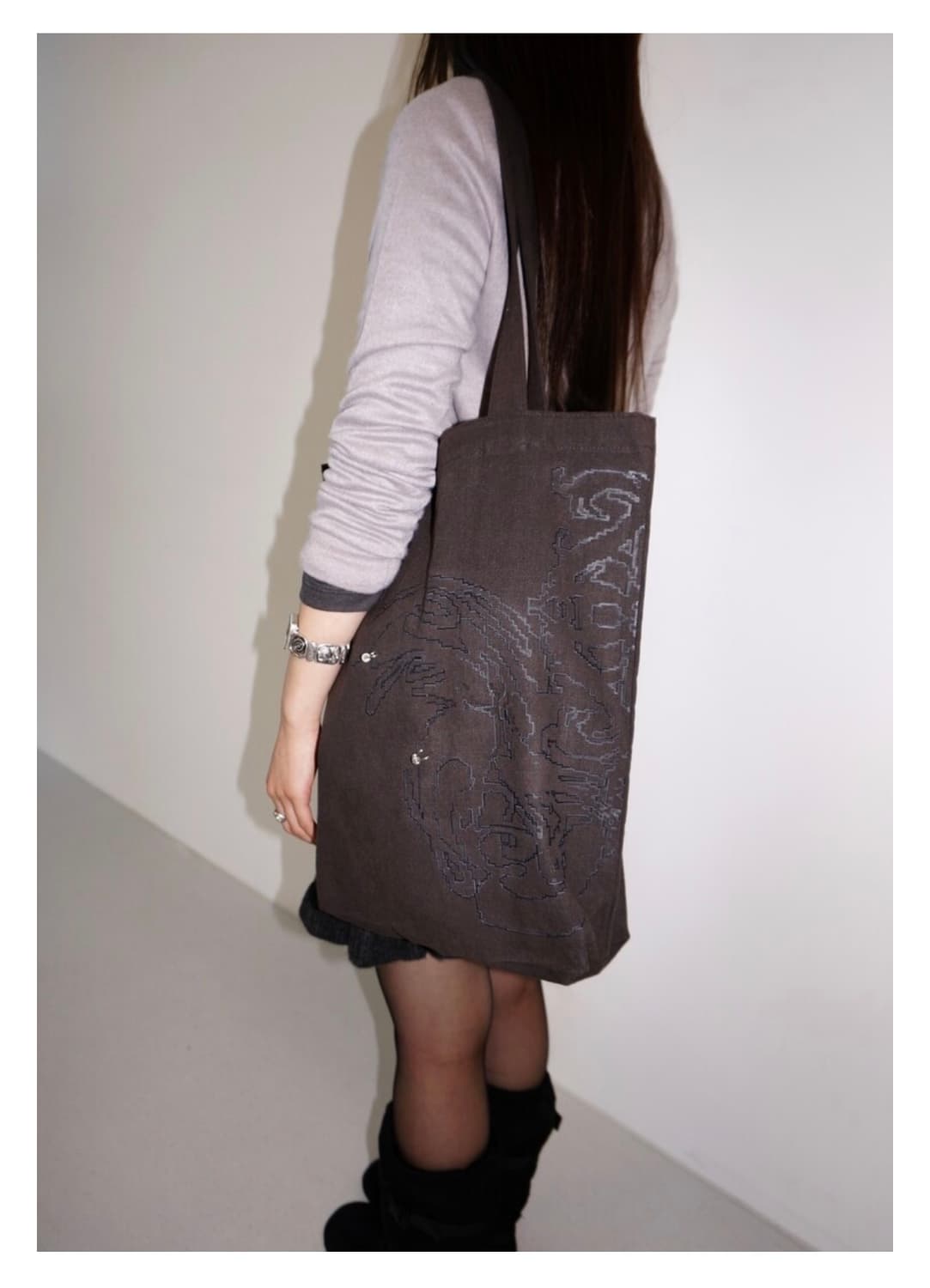 be.sen3ai piercing print shoulder bag 상품이미지4