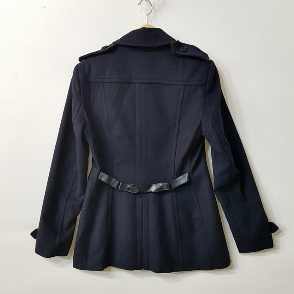 BURBERRY 버버리 런던 울 캐시미어 피코트 네이비 상품이미지2